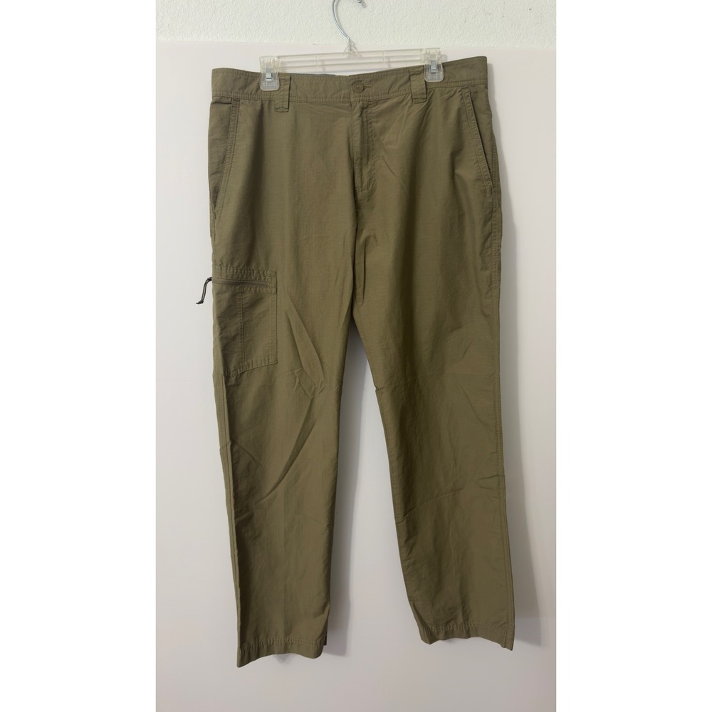 Columbia Cargo‎ Hiking Pants Mens 36x32 Olive Green Ripstop Utility Gorpcore